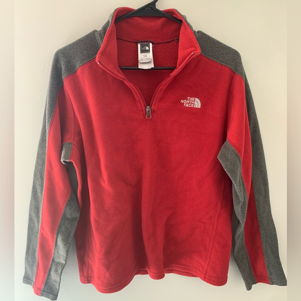 Boys XL North Face 1/4 Zip Fleece